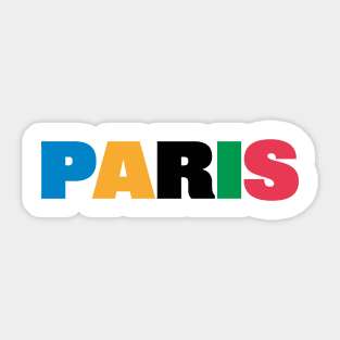 Paris Olympics Color Sticker